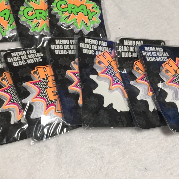 Lot of fifteen individually wrapped packages of note pads. Swag Cray H8er Yolo - Picture 4 of 5